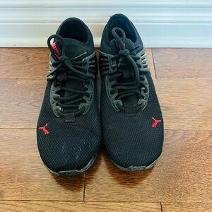 Puma Black and Red Men's Sneakers